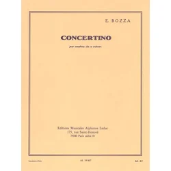 BOZZA;CONCERTINO,SAX ALTO