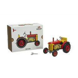 KOVAP Traktor ZETOR rdeč - plastični diski