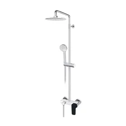 Rosan STOLZ - BLACK Baterija za tuš kadu sa usponskim tušem D.220mm