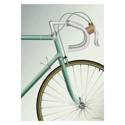 Vissevasse plakat Racing Bicycle 50x70 cm