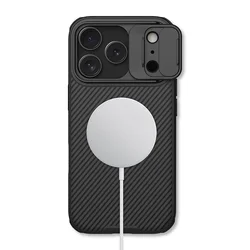 Nillkin CamShield Pro Magnetic futrola za iPhone 17 Pro Max, MagSafe, crna