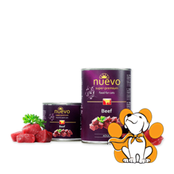 Nuevo Konzerva za Mačke Govedina 200g, Hrana Bez Žitarica za Mačke