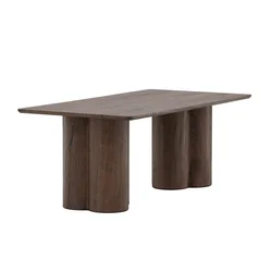 Klubska mizica Dallas 4448 (Rjava) Rjava, 45x60x120cm, MDF plošča, Kotna