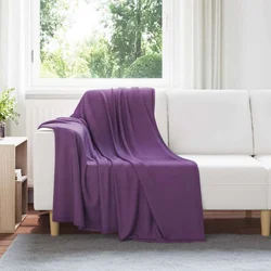 Pokrivači za bacanje 6 pcs Ljubičasta 170 x 130 cm Runo