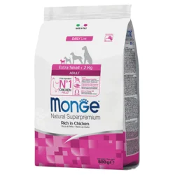 Monge Daily Extra Small Adult, Piletina - 800 g