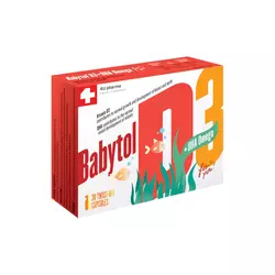 Babytol D3+Omega twist-off kapsule A30