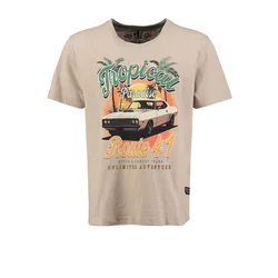 Key Largo Majica KL Paradise temno bež