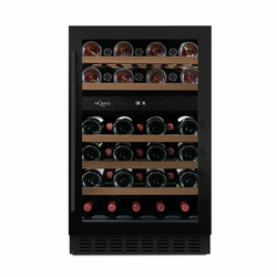 Dunavox vitrina za vino DAUF-38.100DB, podpultna, 38 boca, 2 zone, crna