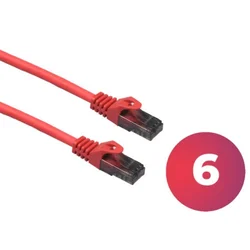 Patchcord kabl UTP cat.6 5m (crveni) ( PCK004 )