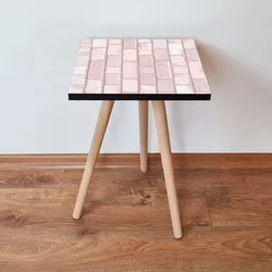 Hanah Home Klub sto Shp316, 35x42x35 cm, Roze