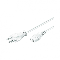 Goobay Strujni kabel za rashladne uređaje [ švicarski utikač - utikač C13] bijela 2 m Goobay 9401