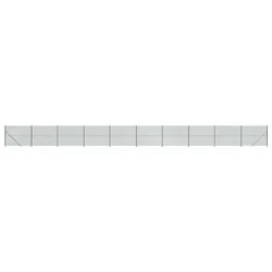 Vidaxl Mrežna ograja s prirobnico zelena 1,8x25 m
