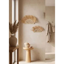 DB0003 White Decorative Wall Accessory Set (2 Pieces)
