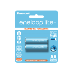 Panasonic bateriji eneloop Lite AA, 2 kosa