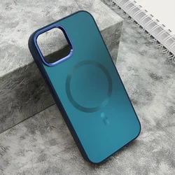 Maska COLOR METAL MagSafe za iPhone 15/ zelena