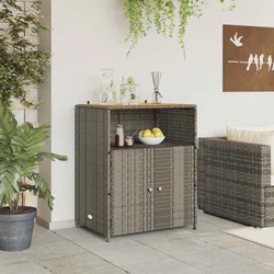 Cabinet s policom Siva 70 x 50 x 87 cm Poliester i Roly Rattan