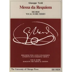 VERDI:MESSA DA REQUIEM VOCAL SCORE