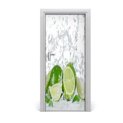 tulup.si Samolepilni tapete na vratih Lime 85x205 cm