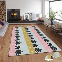 Conceptum Hypnose tepih s novogodišnjim motivima Asr-Crpt-36, Pravougaoni, 80 x 140 cm, Šareni