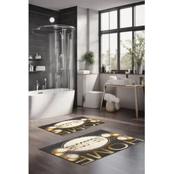 Lessentiel Maison Set prostirki za kupatilo CT-5161, 2 Komada, Šarena