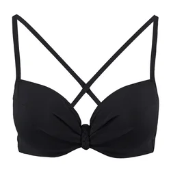 Barts SOLID WIRE, kopalke ž.top bikini, črna 0044