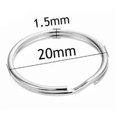 Alka za ključeve 20 mm boja inox-a