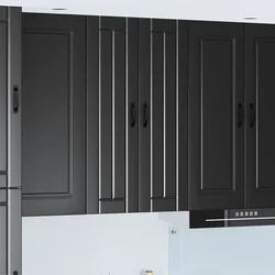 vidaXL Stenska kuhinjska omarica Črna 60 x 31 x 100 cm Konstruiran les