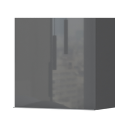 JELA VISEĆA KOMODA VK55-1K/ON - kolekcija Onyx - Antracit HG lak/Antracit HG Lak - front - 55x56x29 cm