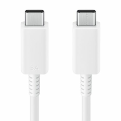 SAMSUNG USB kabl Type C na Type C/ (EP-DX510JWEGEU)/ 5A/ 1.8m/ bela