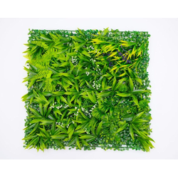 Zeleni zid 3D Wood, 50x50 cm