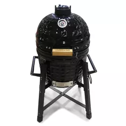 KAMADO DIAMON PATTERN ŽAR, ČRN fi 15.4, 39cm