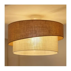 Brilagi - Plafonski luster SHINE 1xE27/15W/230V prečnik 50 cm bež/krem