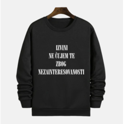 MAFIMI Duks Izvini ne čujem te zbog nezainteresovanosti, Crni