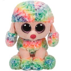 Ty Pliš Beanie Boos RAINBOW -pas pudla 24 cm