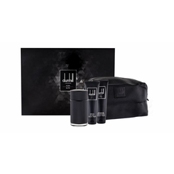 Dunhill Icon Elite darilni set parfumska voda 100 ml + gel za prhanje 90 ml +balzam po britju 90 ml + kozmetična torbica za moške