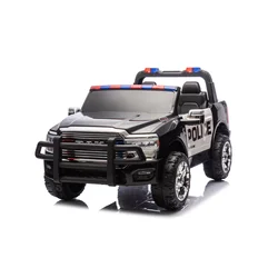 Licencirani auto na akumulator RAM 3500 Police - dvosjed - crni