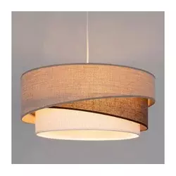 Brilagi - Luster na sajli ARROW 1xE27/60W/230V, prečnik 45 cm, bež/braon/bela