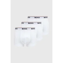 Boksarice BOSS 3 - Pack moške, bela barva