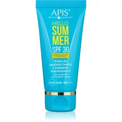 HELLO SUMMER - Krema za Lice za Sunčanje sa Zaštitnim Faktorom SPF 30 i Ćelijskim Nektarom 50ml | APIS COSMETICS | Kozmo