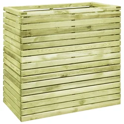 Posuda za cvijeće 100 x 50 x 100 cm od impregnirane borovine
