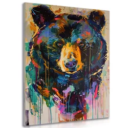 Slika medved v imitaciji umetniške slike - 20x30