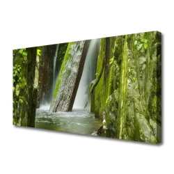 tulup.si Slika na platnu Slap narava 120x60 cm
