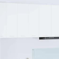 vidaXL Viseča omarica Riga Bela 60 x 31 x 80 cm Konstruiran les