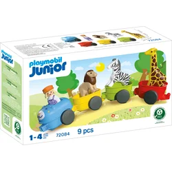 PLAYMOBIL 72084 - JUNIOR - vlak z živalmi - 1 k.