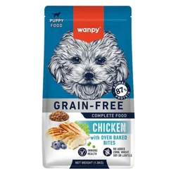 Wanpy Suva hrana za štence Grain Free, Piletina, 1,5 kg