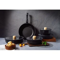 Hermia Set šerpi, 14 komada, Crni