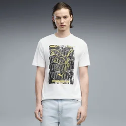 PUMA Graphics Box Tee Men, Men, White, XL