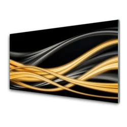 tulup.si Steklena slika Abstrakcija graphics 100x50 cm 4 obešalnika