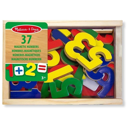 Drveni set Melissa & Doug – Magnetski brojevi u kutiji