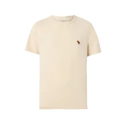 Abercrombie & Fitch Majica CLASSIC ESSENTIAL  pesek